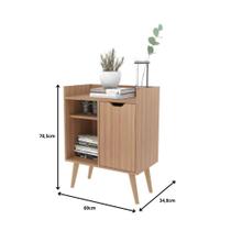 Aparador Tecnomobili AP2310.0002 Bar / Café Multifuncional 78,5x60x34,8cm Aparador Tecnomobili AP2310.0002 Bar / Café Multifuncional 78,5x60x34,8cm