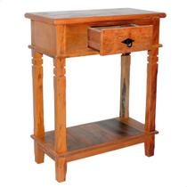 Aparador Tradicional Buffet Penteadeira Madeira Maciça 70cm 1 Gaveta Natural Aparador Tradicional Buffet Penteadeira Madeira Maciça 70cm 1 Gaveta Natural