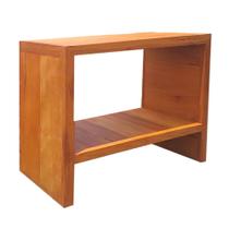 Aparador Trave 1,2 M 2 Prateleiras Madeira Demolição Natural