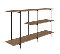 Aparador Tube Vermont e Preto Industrial Artesano