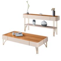 Aparador Vivant e Mesa de Centro Cadenza - HB Móveis Aparador Vivant e Mesa de Centro Cadenza - HB Móveis