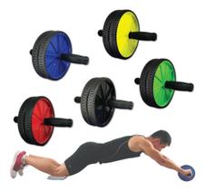 Aparelho Abdominal Lombar Ab Roda Rolo C/ Apoio Abwheel Fit