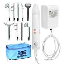 Aparelho Alta Frequencia Hf Ibramed Portatil + Kit Eletrodos