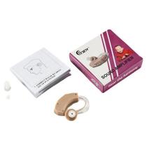 Aparelho Amplificador Auditivo Som Ajustável Estilo Fone In Ear Orelha Ouvido