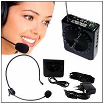 Aparelho Amplificador Voz Microfone Megafone Ideal para Aulas Palestras Eventos Workshops Professores Palestrantes Feirantes Vendedor Ambulante Aparelho Amplificador Voz Microfone Megafone Ideal para Aulas Palestras Eventos Workshops Professores Palestrantes Feirantes Vendedor Ambulante