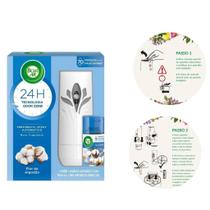 Aparelho Ar Automático Freshmatic Spray Bom Ar C/Refil Flor De Algodão