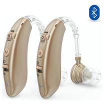 Aparelho Auditivo Bluetooth recarregável Ajustável Amplificador De Som 2UND Aparelho Auditivo Bluetooth recarregável Ajustável Amplificador De Som 2UND
