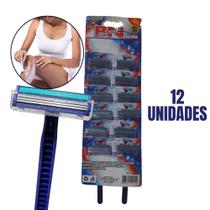 Aparelho Barbeador com 12 Pçs Descartável Antialérgico 3 Lâminas Lubrificante Depilação Multiuso Aparelho Barbeador com 12 Pçs Descartável Antialérgico 3 Lâminas Lubrificante Depilação Multiuso
