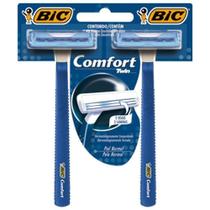 Aparelho Barbear Bic Comfort Twin Pele Normal Com 2 Unidades