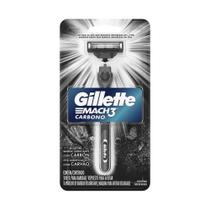 Aparelho Barbear Gilette Mach3 Carbono - GILLETTE MACH 3