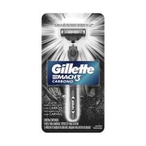 Aparelho Barbear Gillette Mach3 Carbono 1un