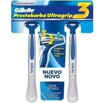 Aparelho Barbear Gillette Prestobarba Ultra Grip 3 2 Unidades
