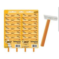 Aparelho Barbear Sensitive Shaver Bic Cartela C/ 24 Unidades