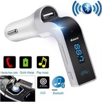 Aparelho Bluetooth Adaptador Carro Transmissor Fm Carregador