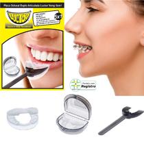 Aparelho Bruxismo Ranger Dentes Anti Ronco Clarear Dentes Molda em Usuário de Aparelho- Luctor 5em1 Aparelho Bruxismo Ranger Dentes Anti Ronco Clarear Dentes Molda em Usuário de Aparelho- Luctor 5em1