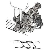 Aparelho Calcador Ruffler para Reta Industrial - para fazer pregas e franzidos em Maquina de Costura reta industrial