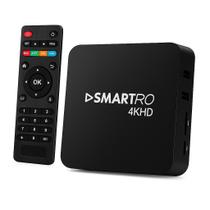 Aparelho Conversor De Tv Smart Pro 4k Com Controle Remoto