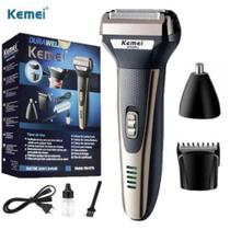 Aparelho De Barbear 3 Em 1 Kemei Km-6776 Shaver Bivolt Aparelho De Barbear 3 Em 1 Kemei Km-6776 Shaver Bivolt