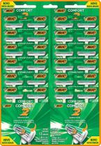 Aparelho de Barbear Bic Comfort 2 Verde para Pele Sensível - 24 Unidades Aparelho de Barbear Bic Comfort 2 Verde para Pele Sensível - 24 Unidades