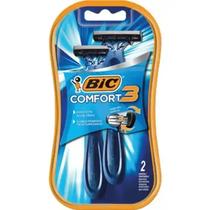 Aparelho De Barbear Bic Comfort 3 Pele Normal 2 Unidades Aparelho De Barbear Bic Comfort 3 Pele Normal 2 Unidades