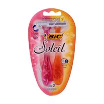 Aparelho De Barbear Bic Soleil Laranja E Rosa 2 Und