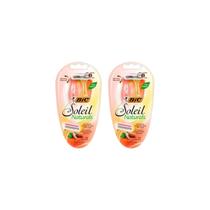 Aparelho De Barbear Bic Soleil Naturals Vd/Am C/2- 2Un