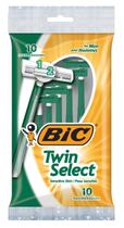 Aparelho de Barbear Descartável BIC Twin Select Sensitive Masculino 10 Unidades x 2 Aparelho de Barbear Descartável BIC Twin Select Sensitive Masculino 10 Unidades x 2