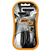 Aparelho de Barbear Descartável Comfort 3 Black 2 Un - Bic Aparelho de Barbear Descartável Comfort 3 Black 2 Un - Bic