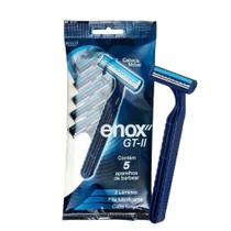Aparelho de Barbear Descartável Enox Gt-2 C/5un Cód.1758