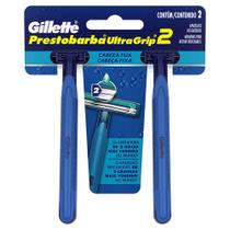 Aparelho de Barbear Descartável Gillette UltraGrip 2 c/ 2 Unidades Aparelho de Barbear Descartável Gillette UltraGrip 2 c/ 2 Unidades