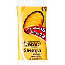 Aparelho de Barbear Descartável Sensitive Shaver leve 15 pague 12 - Bic Aparelho de Barbear Descartável Sensitive Shaver leve 15 pague 12 - Bic