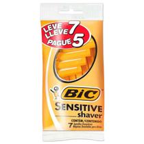 Aparelho de Barbear Descartável Sensitive Shaver leve 7 pague 5 - Bic