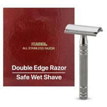 Aparelho de Barbear Feather AS-D2 em Aço Inoxidável com 5 Lâminas