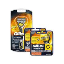 Aparelho de Barbear Gillette Fusion Proshield + Carga com 4 unidades