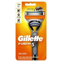 Aparelho De Barbear Gillette Fusion5 Recarregável Com 1 Cartucho