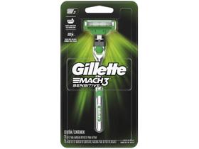 Aparelho de Barbear Gillette Mach3 Sensitive 1 Unidade