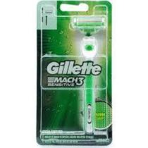 Aparelho De Barbear Gillette Mach3 Sensitive - Acqua Grip