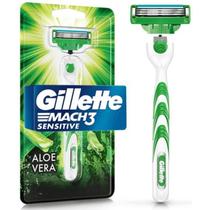 Aparelho De Barbear Gillette Mach3 Sensitive Unitario Aparelho De Barbear Gillette Mach3 Sensitive Unitario