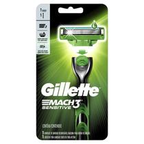 Aparelho de Barbear Gillette Mach3 Sensitive