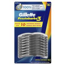 Aparelho de Barbear Gillette Prestobarba 3 c/16 Unidades