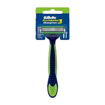 Aparelho de Barbear Gillette Prestobarba 3 Champions Base - Cartela com 12 Unidades