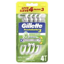 Aparelho de Barbear Gillette Prestobarba 3 Sense Care com 4 unidades Leve 4 Pague 3 Aparelho de Barbear Gillette Prestobarba 3 Sense Care com 4 unidades Leve 4 Pague 3