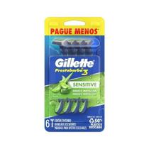 Aparelho de Barbear Gillette Prestobarba Sensitive 6 unidades