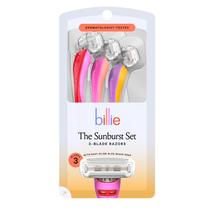 Aparelho de Barbear Manual Billie Sunburst Descartável com 3 Lâminas Aparelho de Barbear Manual Billie Sunburst Descartável com 3 Lâminas