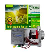 Aparelho De Choque Gado Placa Solar Zebu 0,31 Joules 35km