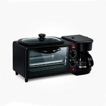 Aparelho de Cozinha 3 em 1 com Forno, Cafeteira e Chapa Revestimento Fácil