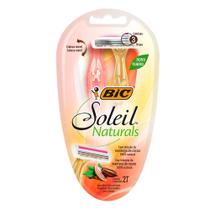 Aparelho de Depilação Bic Soleil Naturals Descartável 2 Unidades