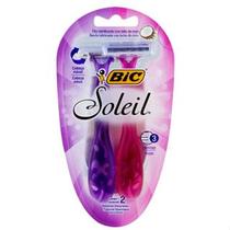 Aparelho de Depilação BIC Soleil Rosa e Roxo com 2 unidades