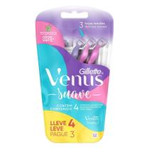 Aparelho de Depilação Descartável Venus Suave c/ 4uni - Gillette Aparelho de Depilação Descartável Venus Suave c/ 4uni - Gillette