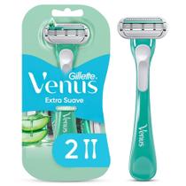 Aparelho de Depilação Gillette Venus Extra Suave Sensitive Descartável 2 Unidades Aparelho de Depilação Gillette Venus Extra Suave Sensitive Descartável 2 Unidades